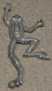 pewter frog